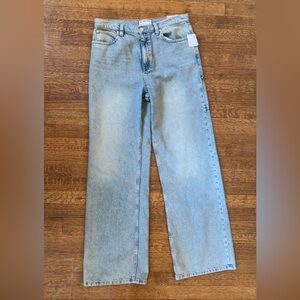We The Free - Free People Jeans - Tinsley Baggy High Rise Straight Leg - Size 30